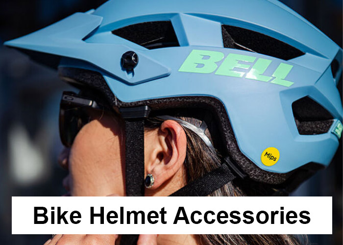 Bike helmet accessories