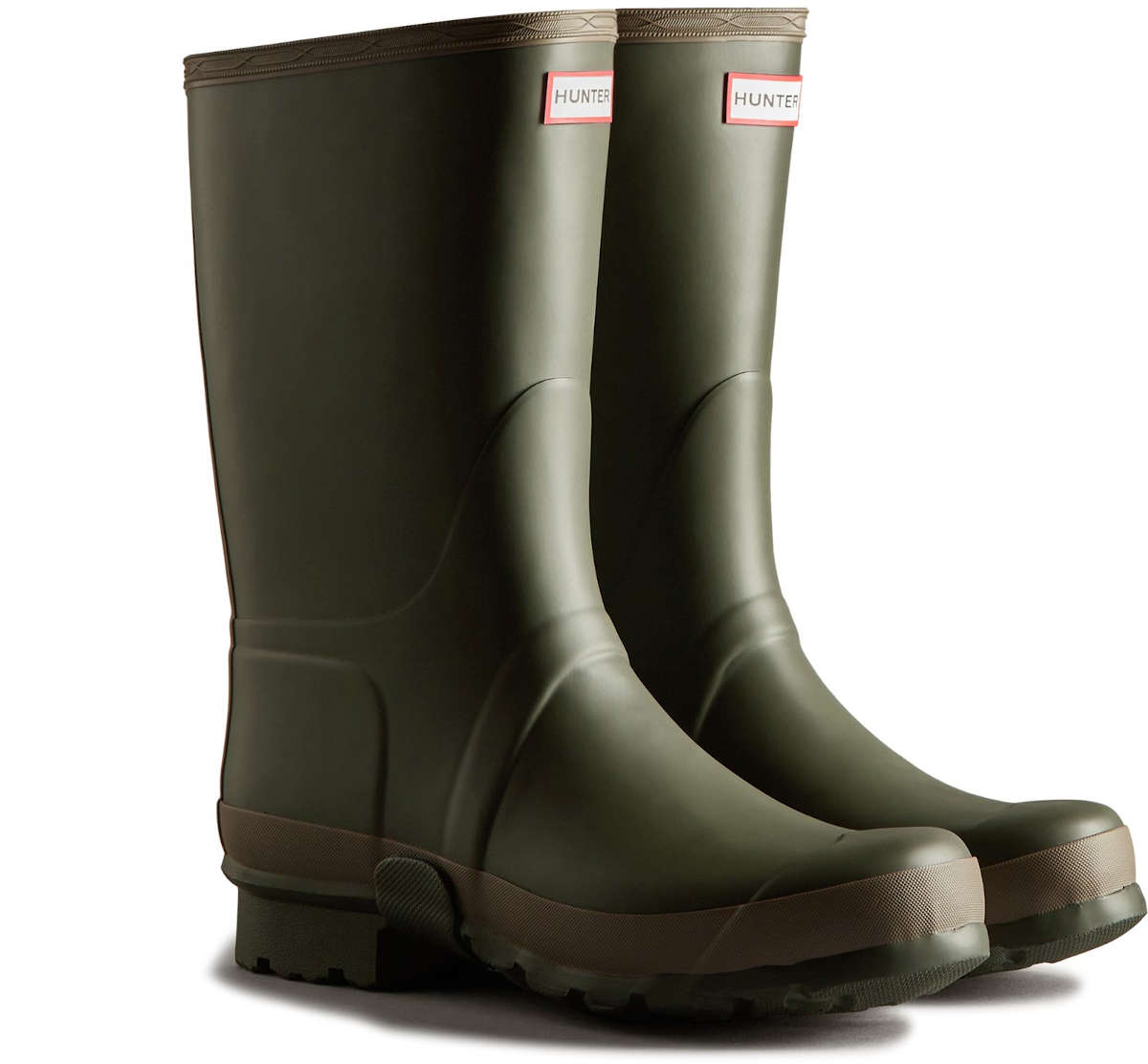 Hunter Mens Gardener Short Wellington Boots SportsGB