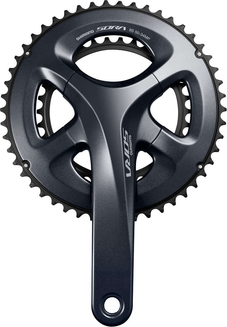 Shimano Sora FC R3000 9 speed Road Chainset with Integrated Bottom Bracket