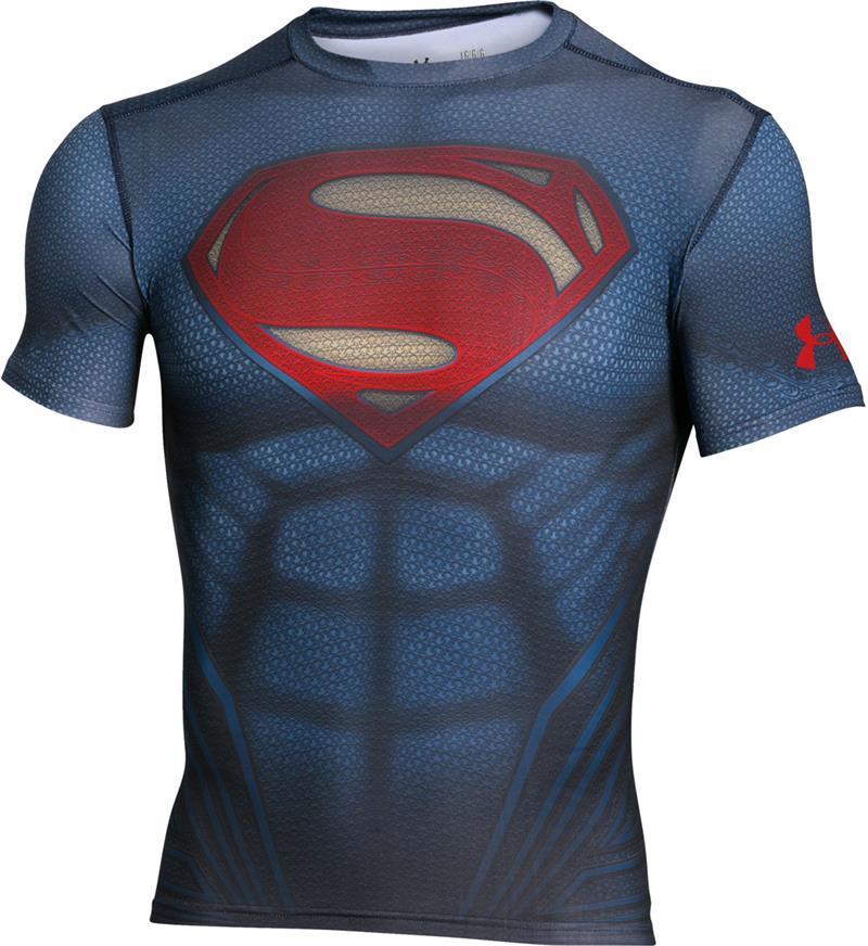 Red Paseo A escala nacional Under Armour Mens Transform Yourself Superman Suit Compression Shirt  SportsGB