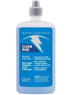 White Lightning Clean Ride - Chain Lube - 240ml x 8
