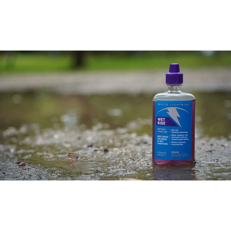 White Lightning Wet Ride - Chain Lube - 240ml-3